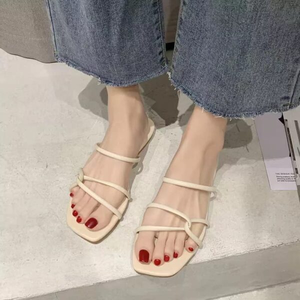 Rome Open Toe Slippers-Skinee